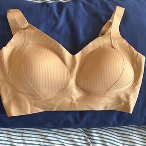 Elegant Tan Wireless Bra